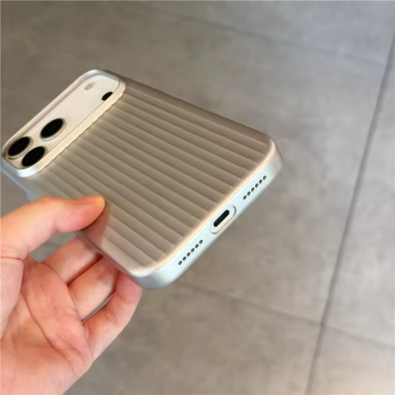 iPhone - 3D Stripes Electroplated Magnetic Case