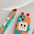 iPhone - Color-Block Robot Case