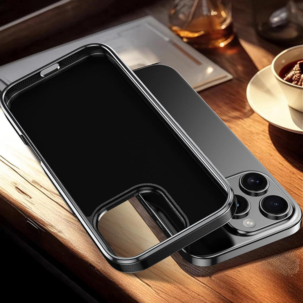iPhone - Luxury Genuine Leather Case with Rotating Stand