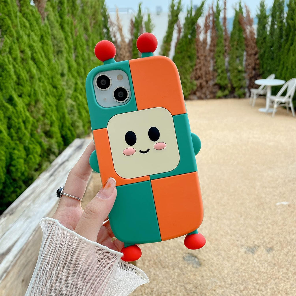 iPhone - Color-Block Robot Case