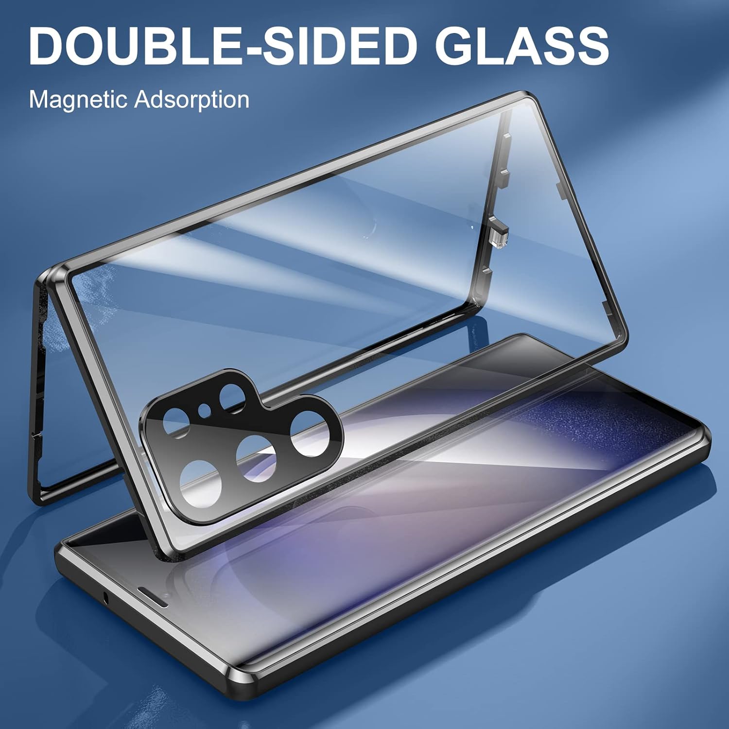Galaxy S Series - Dual Magnetic Glass Case