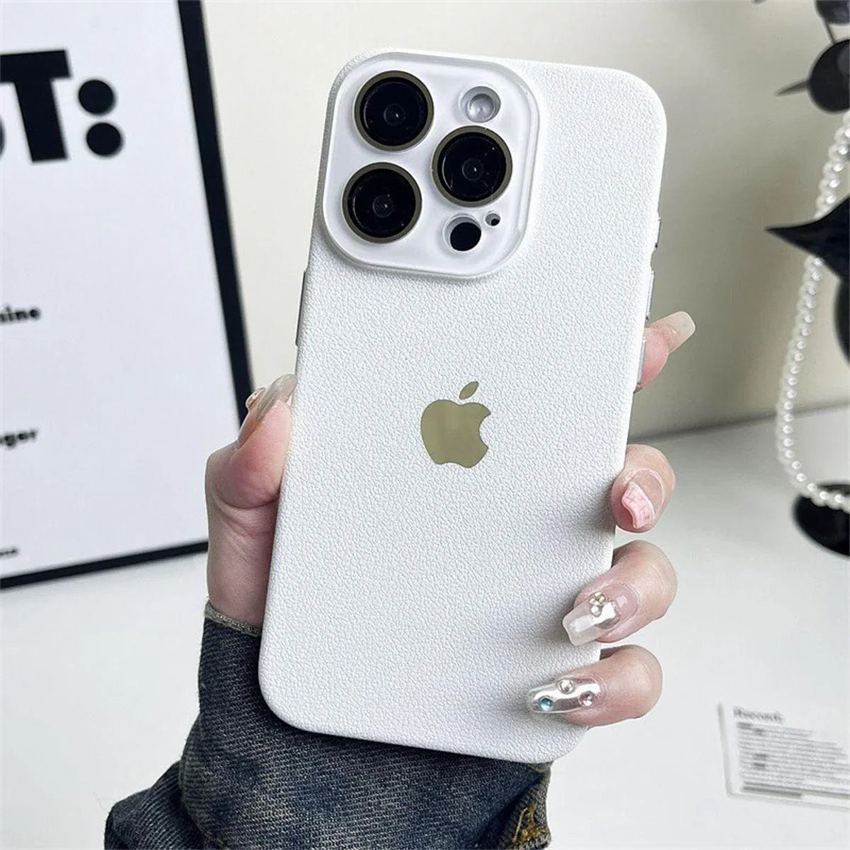 iPhone - Clear Guard Lychee Case