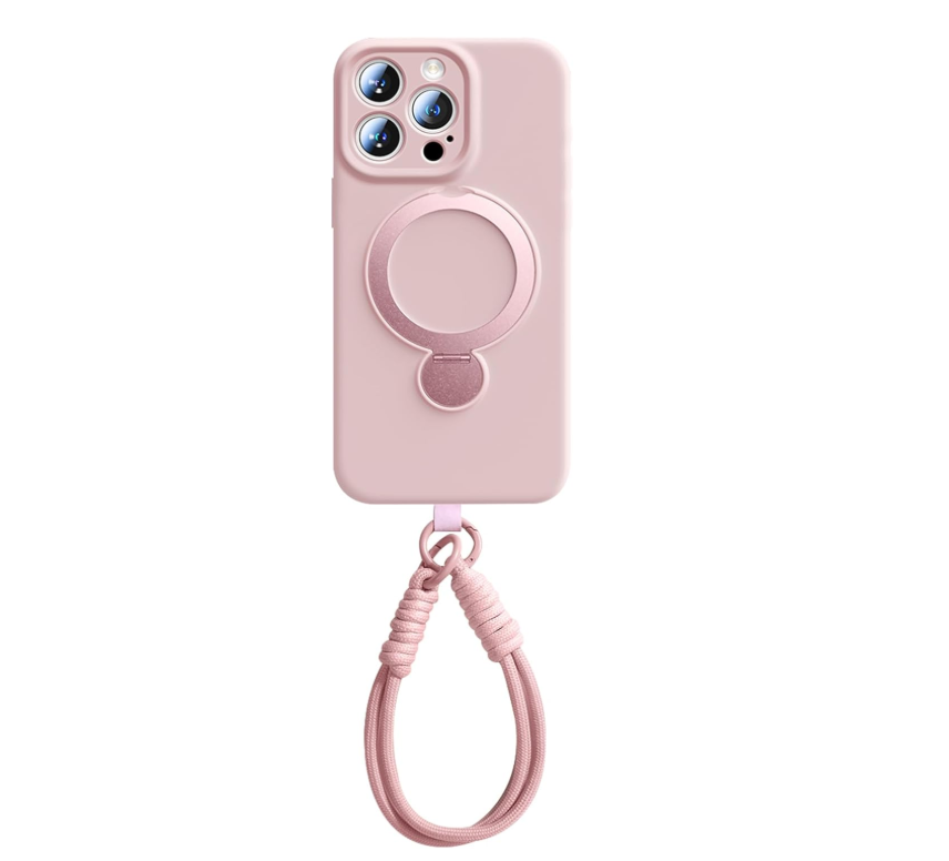 iPhone - Liquid Silicone Soft Case With Lanyard