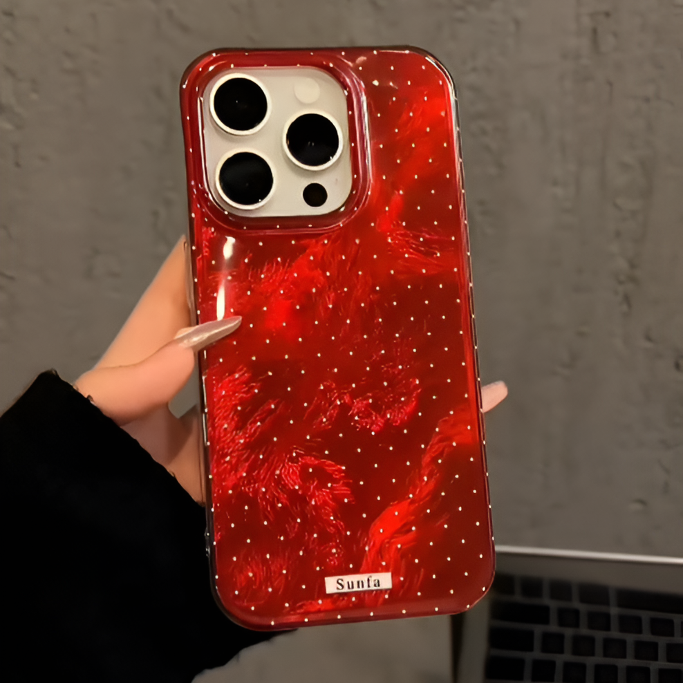iPhone - Luxury Glossy Red Case
