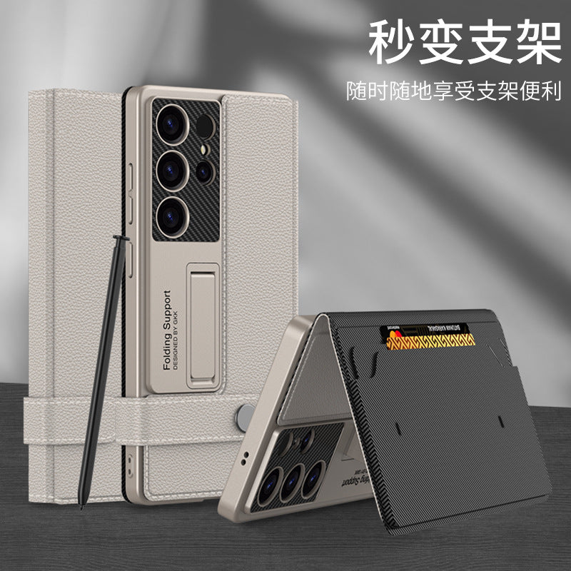 Galaxy S Series - Leather Flip Case