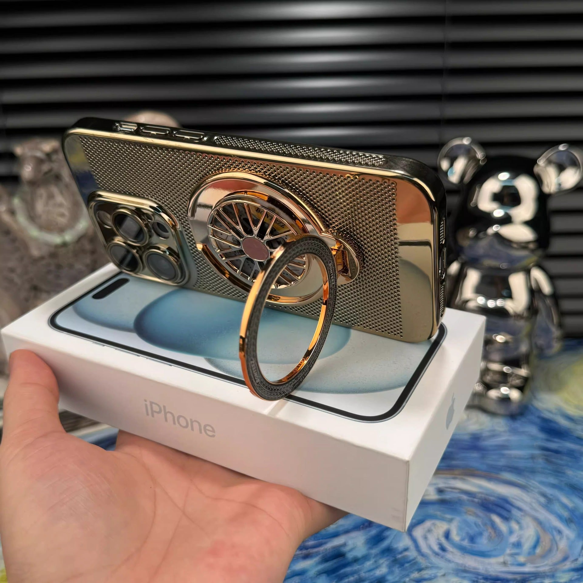 iPhone - Gyroscope Heat Dissipation Mesh Case