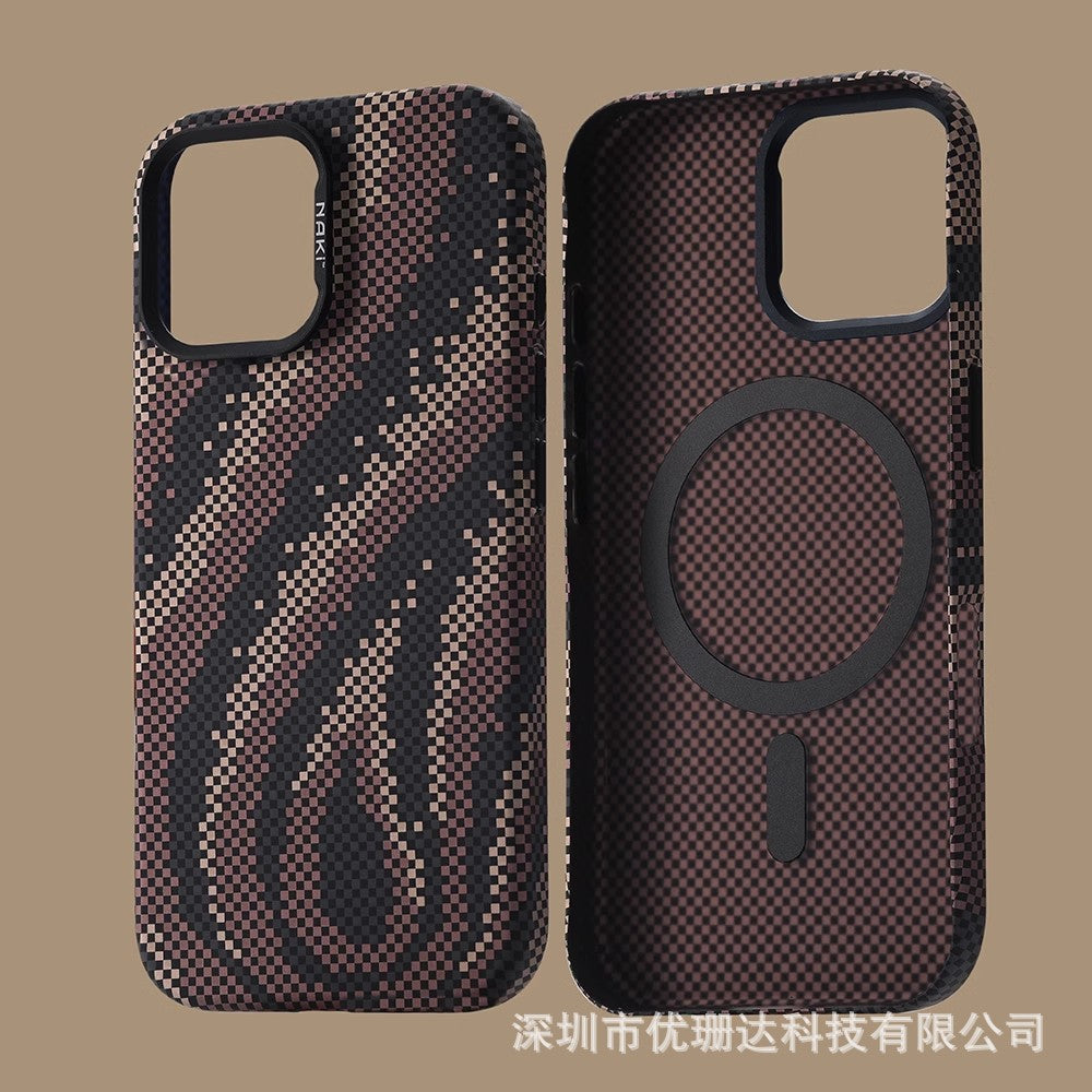 iPhone - Flame Grid Pattern Case