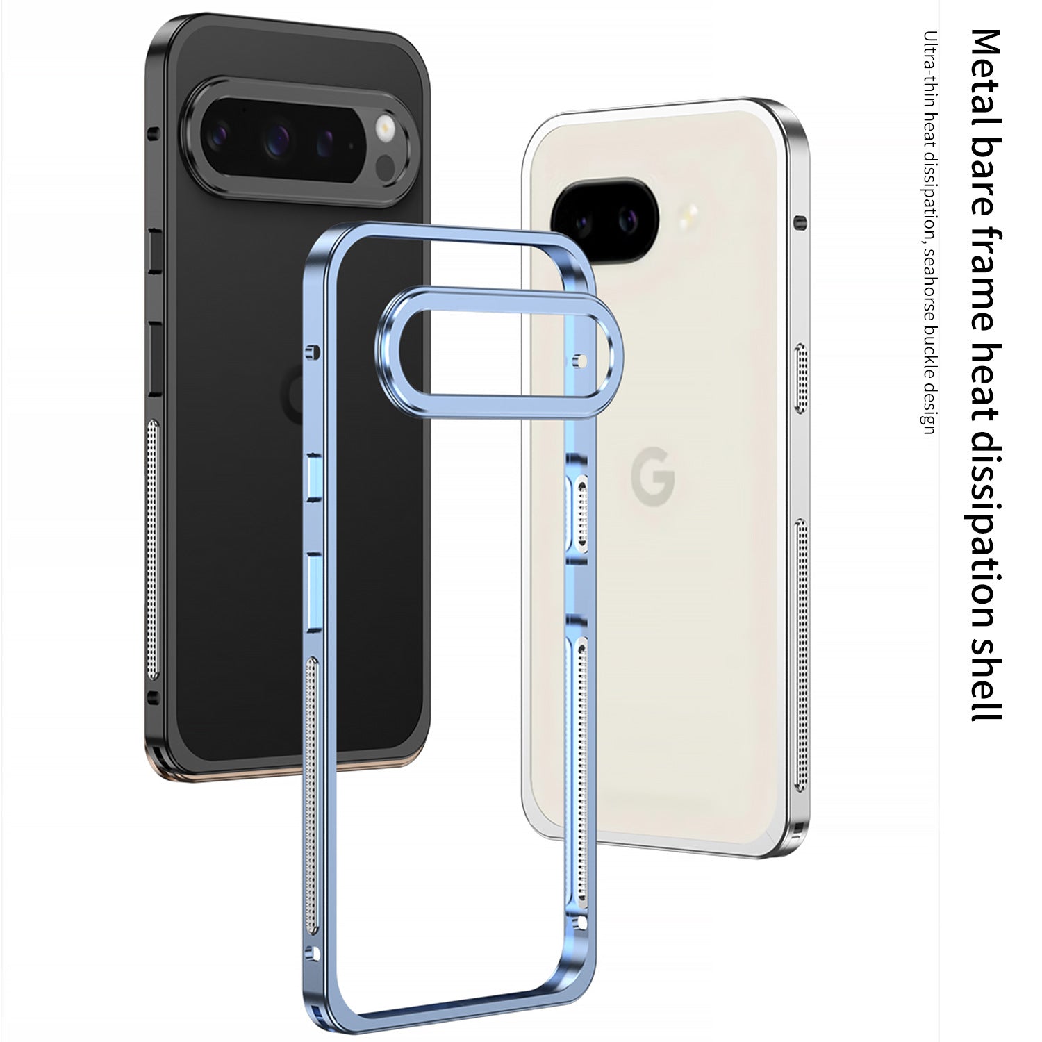 Google Pixel - Aluminium Alloy Bumper Frame Case