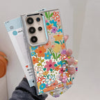Galaxy S Series - Graffiti Flower Case With Lanyard
