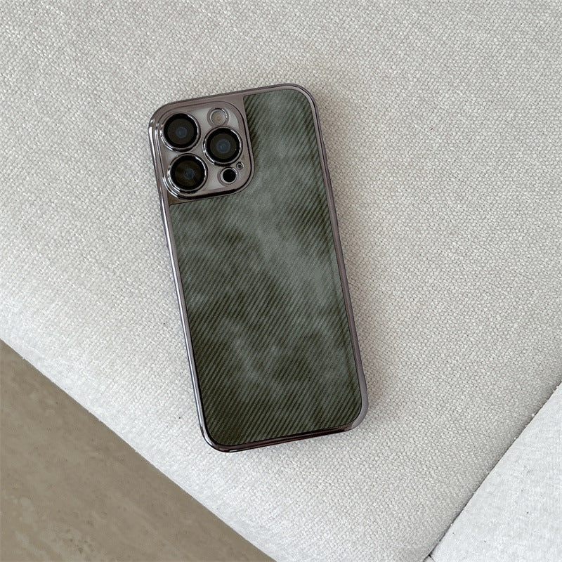 iPhone - Electroplating Retro Denim Case
