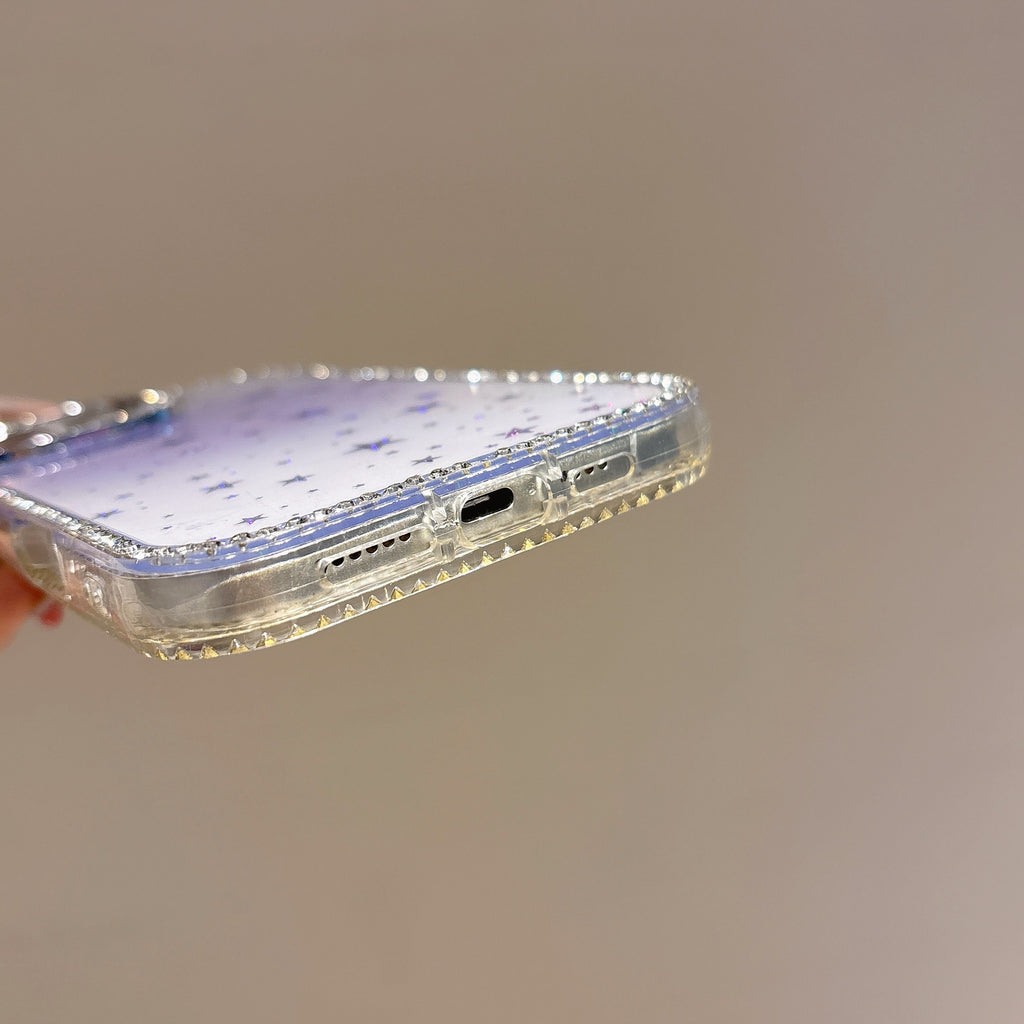 iPhone - Laser Star Case With Diamonds
