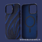 iPhone - Flame Grid Pattern Case