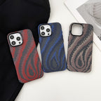 iPhone - Flame Grid Pattern Case