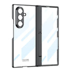 Galaxy Z Fold - Transparent Electroplated Case With Kickstand