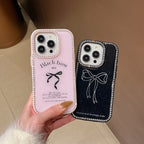 iPhone - Luxury Diamond Bow Case