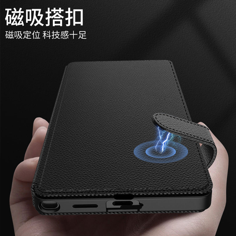 Galaxy S Series - Leather Flip Case