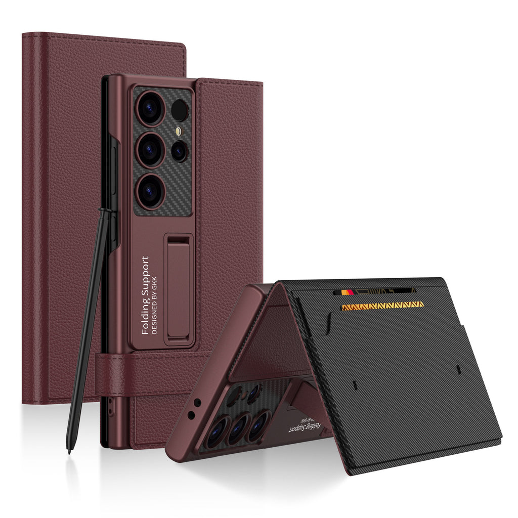 Galaxy S Series - Leather Flip Case