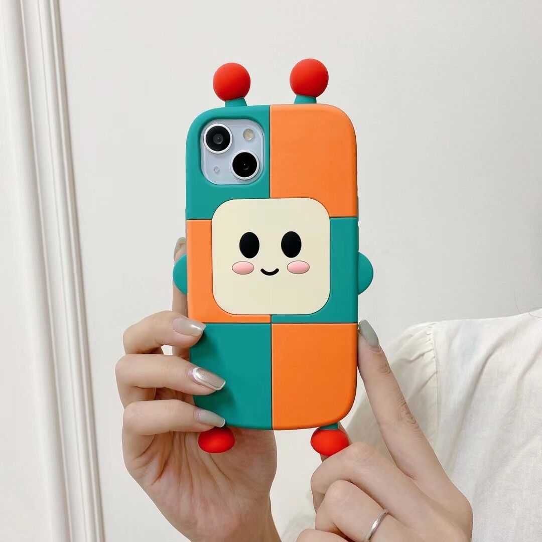 iPhone - Color-Block Robot Case
