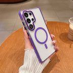 Galaxy S Series - Transparent Shockproof Magnetic Case
