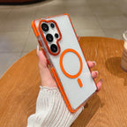 Galaxy S Series - Transparent Shockproof Magnetic Case