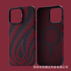 iPhone - Flame Grid Pattern Case