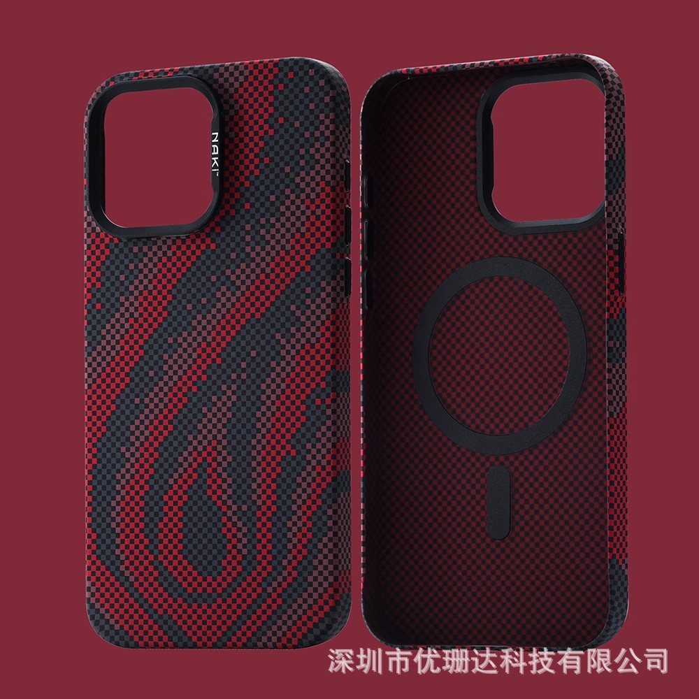 iPhone - Flame Grid Pattern Case