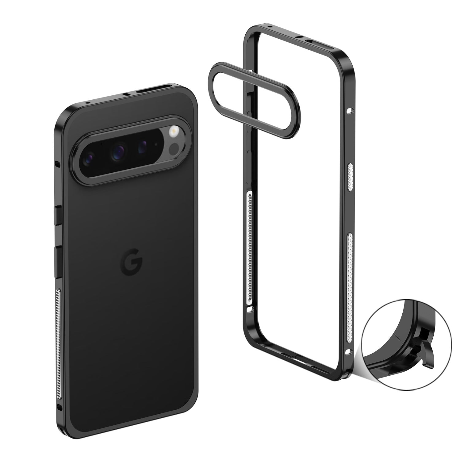 Google Pixel - Aluminium Alloy Bumper Frame Case