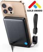 10,000 mAh Ultra Thin MagSafe Wireless Power Bank