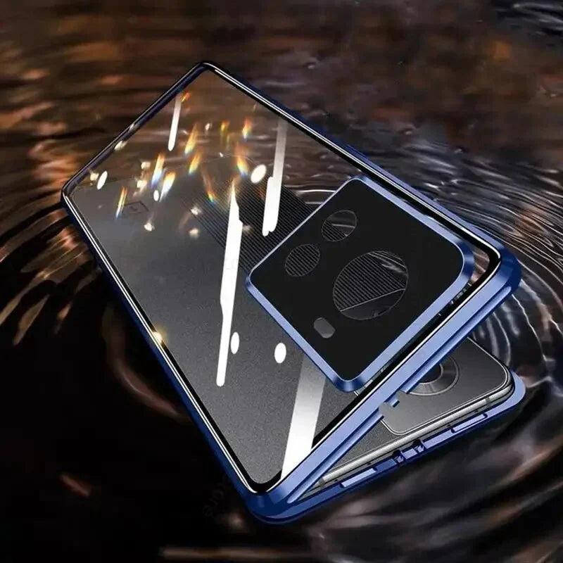 OnePlus Series - 360° (Front+Back) Metal Body Protection Glass Case