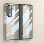 Galaxy Z Fold - Transparent Electroplated Case With Kickstand