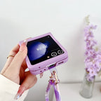 Galaxy Z Flip Series – Silicone Case With Shoulder Strap