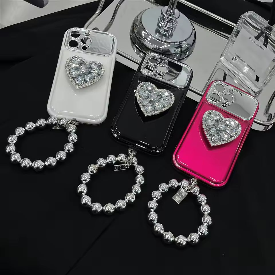 iPhone - Korean Plating Case With Bracelet