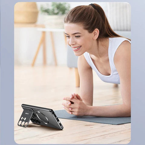 Galaxy S Series - Magnetic Suction Folding Bracket Aromatherapy Case